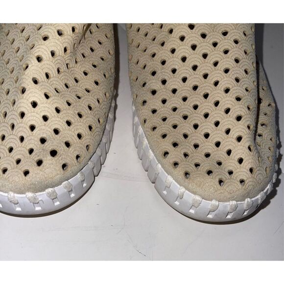 Ilse Jacobson flats Beige Shoe 39 US 8.5 - 9 Perforated Rubber Sole‎ platform - Picture 2 of 9